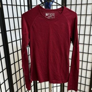 FIGS Burgundy Salta Performance Underscrub